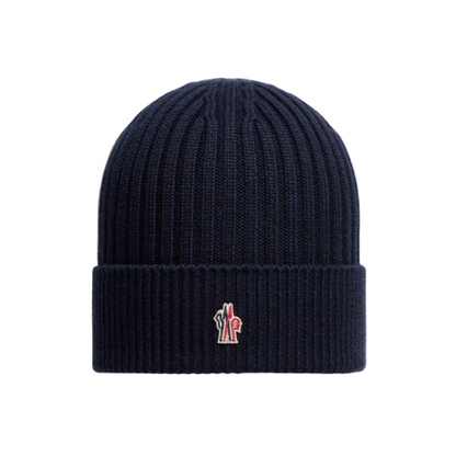 Navy Moncler Wool Beanie