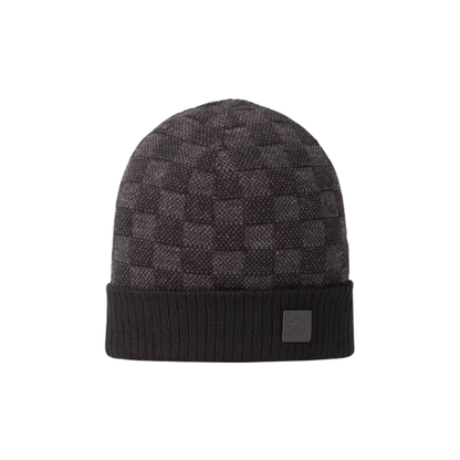 Black LV Néo Petit Damier Beanie