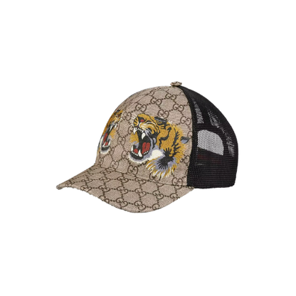 Gucci Tigers Print GG Supreme Baseball Hat