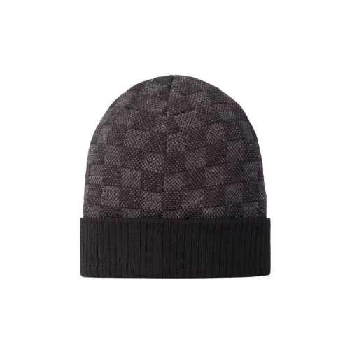 Black LV Néo Petit Damier Beanie