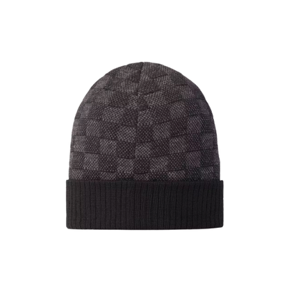 Black LV Néo Petit Damier Beanie