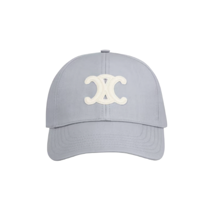Celine grey Triomphe Baseball Cap In Cotton