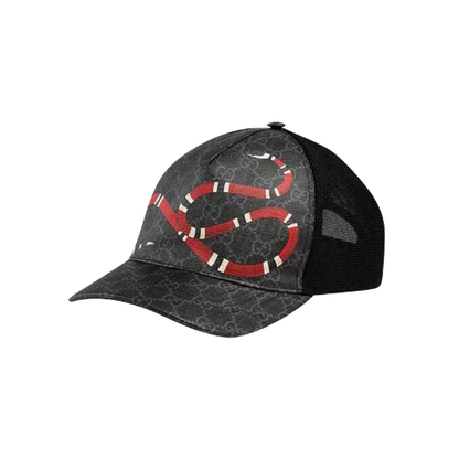 Black Gucci Snake Print hat