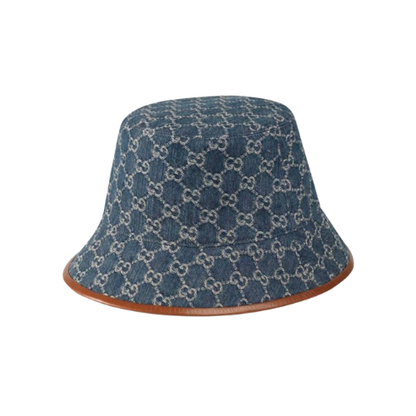 Sapphire Brown Gucci GG Canvas Bucket Hat