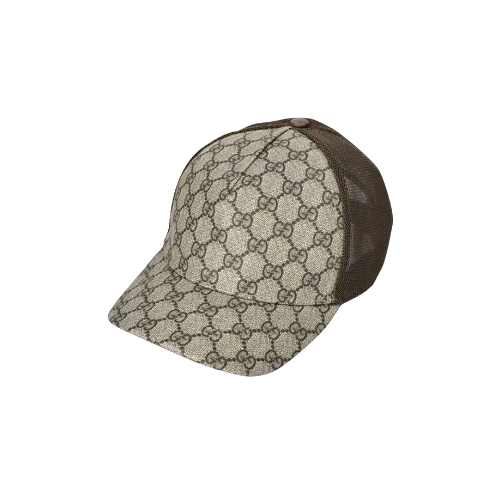 Gucci GG Supreme Baseball Hat 'Beige/Ebony'