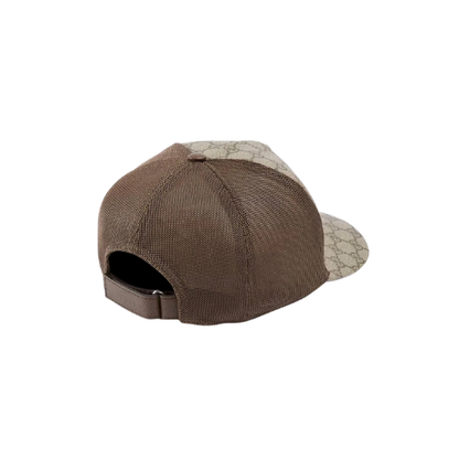 Gucci GG Supreme Baseball Hat 'Beige/Ebony'