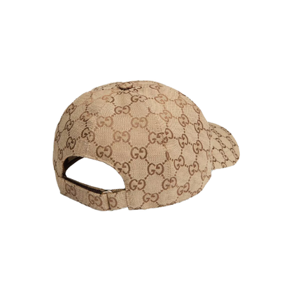 Gucci GG Canvas Baseball Hat Beige/Brown