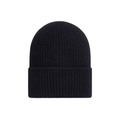 Black Moncler Wool and Cashmere Beanie