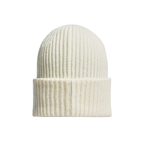 White Moncler Wool and Cashmere Beanie