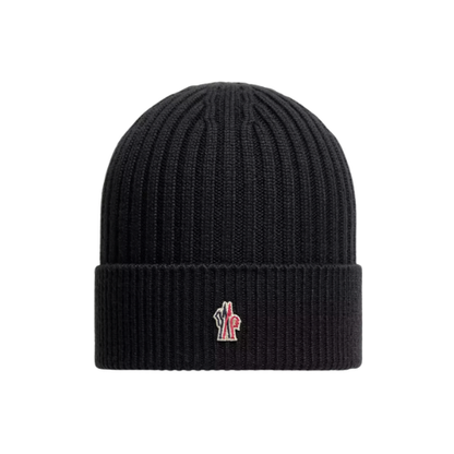 Black Moncler Wool Beanie