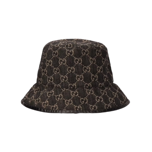 Gucci GG Denim Black Bucket Hat